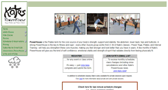 Desktop Screenshot of katespowerhouse.com